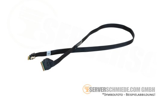 Supermicro 64cm SAS Kabel cable 1x SFF-8654 4i gerade to 1x SFF-8654 8i gerade CSE-LB16TS-R860AWP CBL-SAST-1265F-100