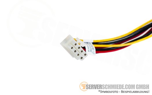Supermicro 65 / 60cm Power Kabel cable Backplane 1x 8-pin gerade to 2x IDE 4-pin Molex CSE-829U2TS-R1K02P-T CBL-PWEX-0652