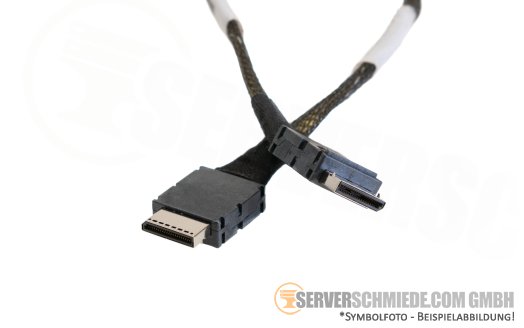 Supermicro 65cm OCuLink Kabel cable SATA SAS NVMe 1x SFF-8611 gerade to 1x SFF-8611 gerade CBL-SAST-0819
