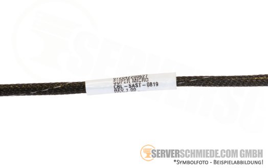 Supermicro 65cm OCuLink Kabel cable SATA SAS NVMe 1x SFF-8611 gerade to 1x SFF-8611 gerade CBL-SAST-0819
