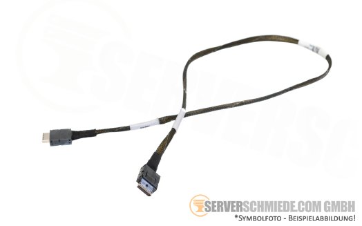 Supermicro 65cm OCuLink Kabel cable SATA SAS NVMe 1x SFF-8611 gerade to 1x SFF-8611 gerade CBL-SAST-0819
