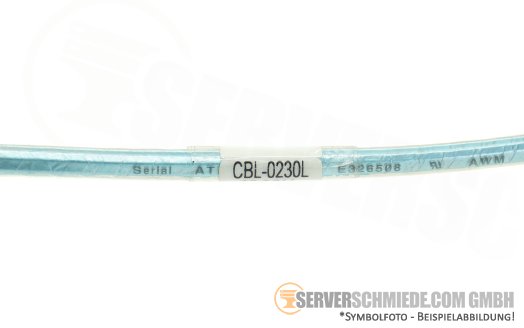 Supermicro 65cm SATA Kabel cable 1x SATA gerade to 1x SATA winkel CBL-0230L