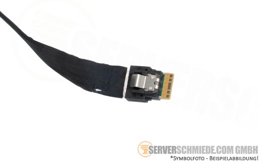 Supermicro 70cm SATA Kabel cable 1x SFF-8654 4i gerade to 1x SFF-8654 4i gerade SYS-120U-TNR CBL-SAST-1270F-100