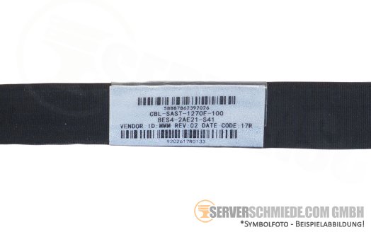 Supermicro 70cm SATA Kabel cable 1x SFF-8654 4i gerade to 1x SFF-8654 4i gerade SYS-120U-TNR CBL-SAST-1270F-100