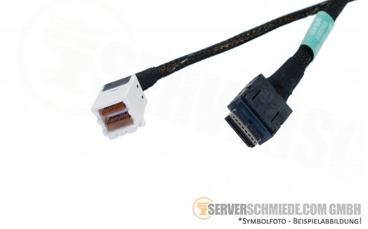 Supermicro 70cm NVMe SCSI SAS Kabel 1x OCuLink SFF-8611 to 1x SFF-8643 CBL-SAST-0972