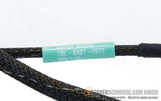 Supermicro 70cm NVMe SCSI SAS Kabel 1x OCuLink SFF-8611 to 1x SFF-8643 CBL-SAST-0972