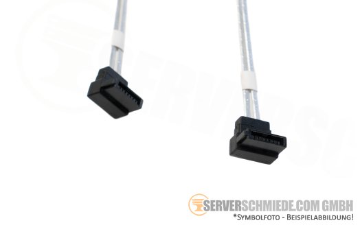 Supermicro 75 / 90cm SAS Kabel cable 1x SFF-8087 gerade to 4x SATA winkel + 1x 8-pin gerade CBL-0388L-01