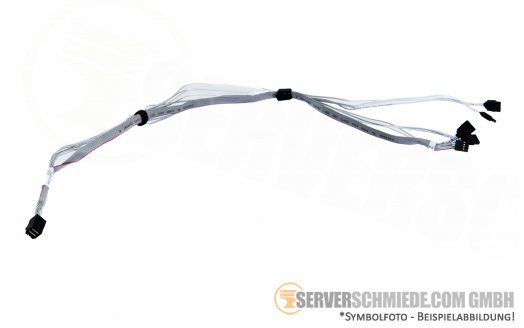 Supermicro 75cm SAS Kabel Internal Reverse Breakout Cross-Over 4x SATA + 1x 8pin to 1x SFF-8643 gerade CBL-SAST-0591