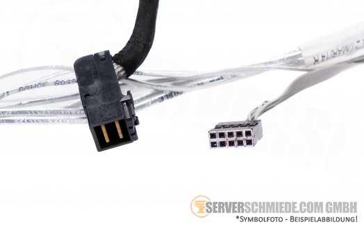 Supermicro 75cm  SAS SATA Kabel 1x SFF-8643 -- 4x SATA 1x 10-pin  CBL-00123-01-A-R