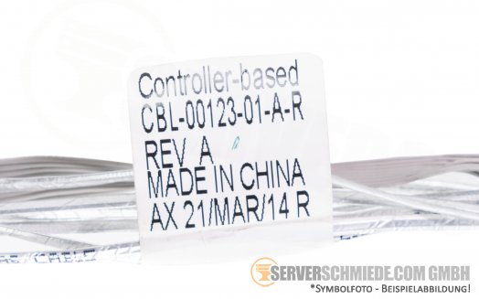 Supermicro 75cm  SAS SATA Kabel 1x SFF-8643 -- 4x SATA 1x 10-pin  CBL-00123-01-A-R