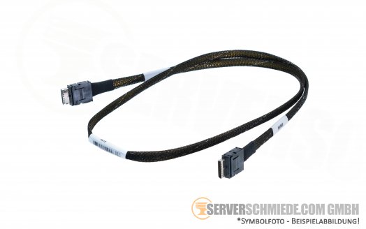 Supermicro 85cm OCuLink Kabel cable SATA SAS NVMe 2x SFF-8611 gerade CBL-SAST-0820