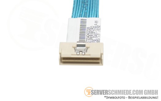 Supermicro 8cm NVMe Riser Kabel cable 1x SFF-8654 gerade to 1x SFF-8654 gerade SYS-620C-TN12R CBL-SAST-1208LP-85