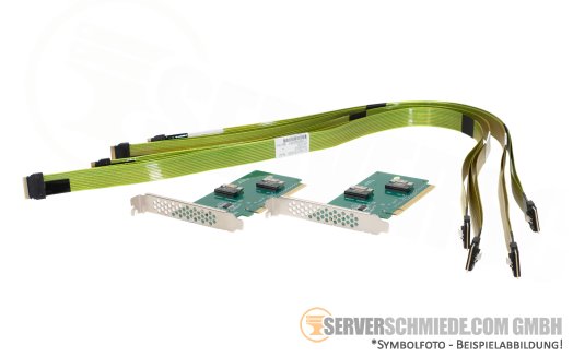 Supermicro 8x 2,5" SFF NVMe Expansion Kit via 2x x16 PCIe Extender X12DDW BPN-SAS3-LA26A-N12