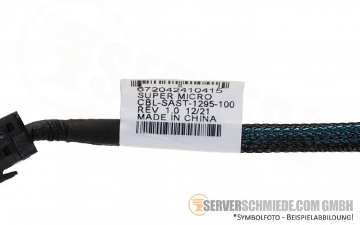 Supermicro 95cm SAS / NVMe Kabel 1x SFF-8643 1x SFF-8654 CBL-SAST-1295-100