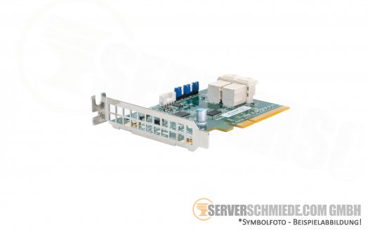 Supermicro Add-on Card Dual-Port NVMe Internal Host Bus Adapter 2x SFF-8643 AOC-SLG3-2E4R