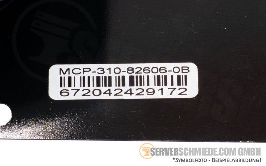 Supermicro Airflow Air baffle shroud duct SYS-620C-TN12R MCP-310-82606-0B