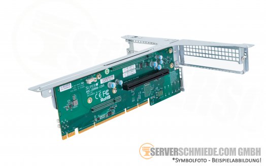 Supermicro AOC-2UR68-i2XS 2U Riser 2x 10GbE SFP+ Intel Network - 1x PCIe x16 FP - 2x PCIe x8 (1x in x16 Slot) with cage 01-SC21922-XX00T101