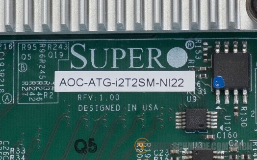 Supermicro AOC-ATG-i2T2SM 2x 10Gb SFP+ and 2x 10 Gb RJ-45 AIOM Controller Ethernet Netzwerk