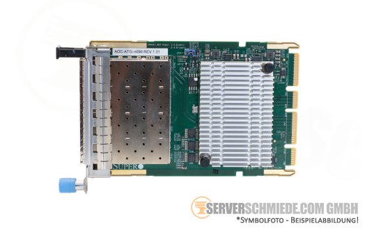 Supermicro AOC-ATG-i4SM Intel XL710-BM1 4x 10 Gb SFP+ AIOM Controller Ethernet Netzwerk