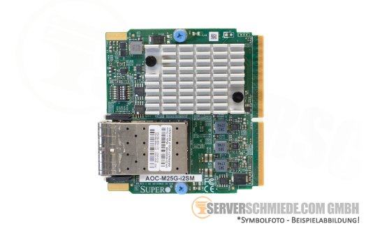 Supermicro AOC-M25G-i2sm 2x 25Gb SFP28 Network 25-Gigabit LAN SIOM Modular Controller