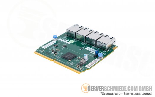 Supermicro AOC-MGP-I4M 4x 1GbE Copper RJ-45 Network 1Gigabit LAN SIOM Modular Controller