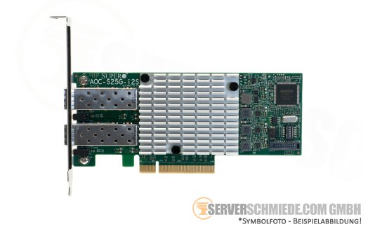 Supermicro AOC-S25GC-i2S Intel E810-XXVAM2 2x 10/25GbE SFP28 PCIe x8 Ethernet Netzwerk