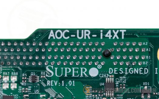 Supermicro AOC-UR-i4XT 1U Ultra Riser 4x 10GbE RJ-45 copper Intel X540 + 1x PCIe 3.0 x8 (internal)