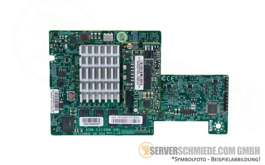 Supermicro AOM-S3108M-H8L 2GB 8-Port SAS 2x SFF-8654 4i Mezzanine RAID Controller RAID 0, 1, 5, 6, 10, 50, 60