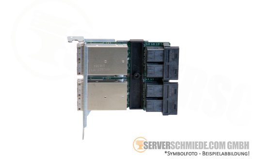Supermicro AOM-SAS3-16I16E-LP SAS Controller 4x SFF-8643 female intern to 4x SFF-8644 female extern