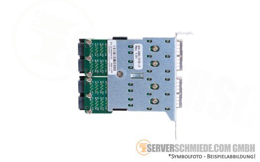 Supermicro AOM-SAS3-16I16E-LP SAS Controller 4x SFF-8643 female intern to 4x SFF-8644 female extern