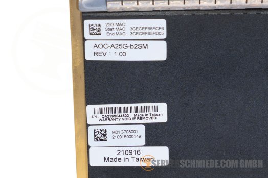 Supermicro AOC-A25G-b2SM Broadcom BCM57414 2x 10/25Gb SFP28 AIOM Controller Ethernet Netzwerk