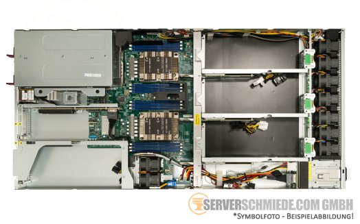 Supermicro CSE-118 1029GQ-TNRT X11DGQ 1U 4x GPU KI AI VDI Server 2x 2,5