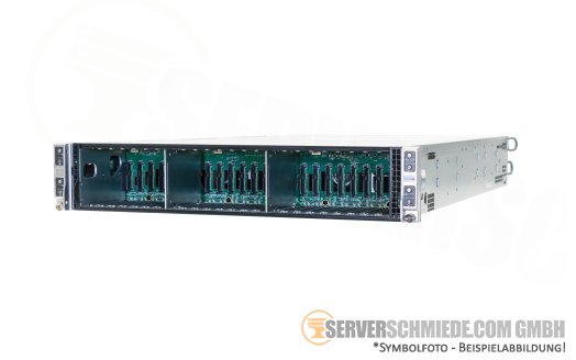 Supermicro CSE-217 4-Node Server X11DPT-PS 2x Intel XEON LGA3647 Scalable (8x CPU 96x DDR4) 24x SFF 2,5