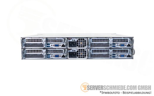 Supermicro CSE-217 4-Node Server X11DPT-PS 2x Intel XEON LGA3647 Scalable (8x CPU 96x DDR4) 24x SFF 2,5