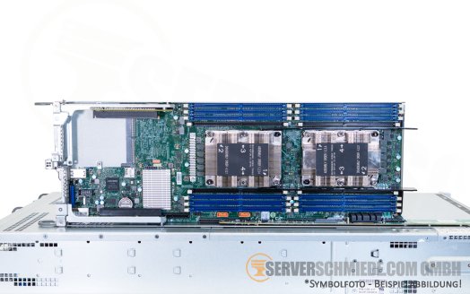 Supermicro CSE-217 4-Node Server X11DPT-PS 2x Intel XEON LGA3647 Scalable (8x CPU 96x DDR4) 24x SFF 2,5