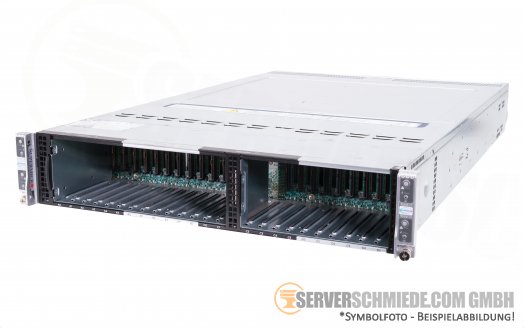Supermicro CSE-217BHQ+ 4-Node Server X11DPT-B 2x Intel XEON LGA3647 Scalable (8x CPU 96x DDR4) 24x SFF 2,5