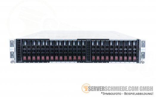 Supermicro CSE-217BHQ+ 4-Node Server X11DPT-B 2x Intel XEON LGA3647 Scalable (8x CPU 96x DDR4) 24x NVMe U.2 SFF 2,5" 2x PSU vmware Server -CTO-