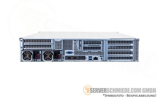 Supermicro CSE-218 SYS-2029GP-TR X11DPG 2U 6x GPU AI KI Server 10x 2,5