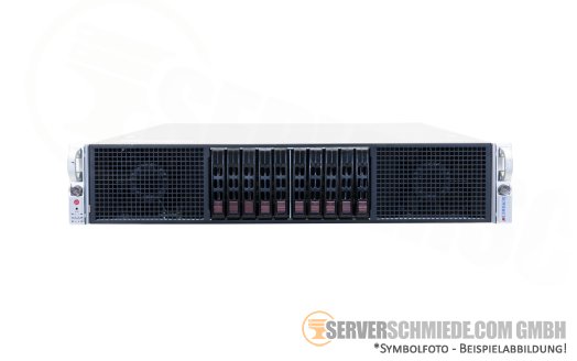 Supermicro CSE-218 SYS-2029GP-TR X11DPG 2U 6x GPU AI KI Server 10x 2,5" SFF SAS 2x NVMe 2x Intel XEON Scalable Gen1/2 LGA3647