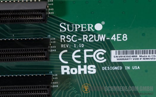 Supermicro CSE-219 Riser Card 4x Slot 2U PCIe x8  RSC-R2UW-4E8