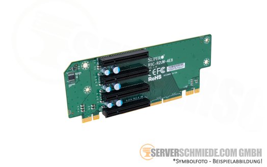 Supermicro CSE-219 Riser Card 4x Slot 2U PCIe x8  RSC-R2UW-4E8