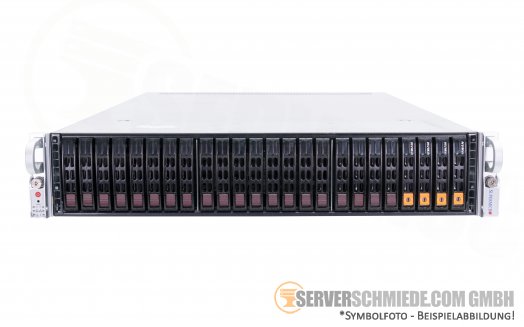 Supermicro CSE-219U 2028U X10DRU-I+ 19" 2U 24x 2,5" SFF SAS 4x NVMe 2x Intel XEON E5-2600 v3 v4 DDR4 ECC SAS Raid 2x PSU vmware Server -CTO-