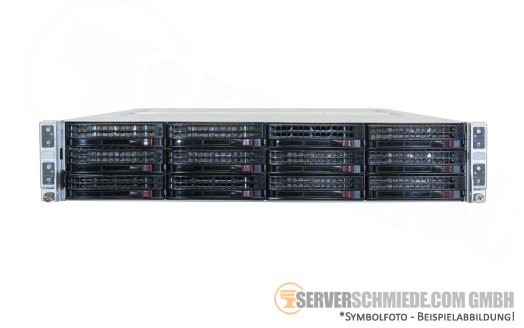 Supermicro CSE-827HQ+ 6029TP 12x 3,5" SATA LFF X11DPT-PS 4-Node Server 2x Intel XEON LGA 3647 per node (8x CPU 64x DDR4) vmware Server