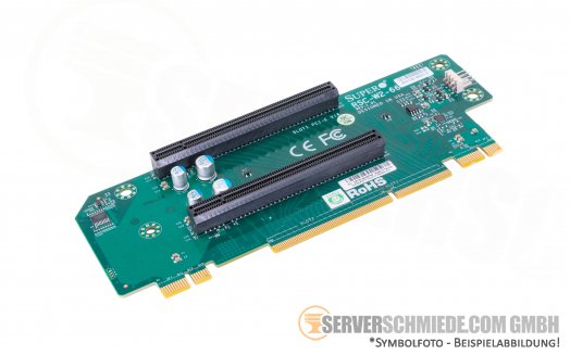 Supermicro CSE-829U Riser Card 2x Slot PCIe x16 RSC-W2-66