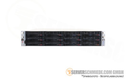Supermicro CSE-829U X10DRU-X 19" 2U 12x 3,5" LFF 2x Intel XEON E5-2600 v3 v4 DDR4 ECC Raid 4x 1Gb 2x PSU