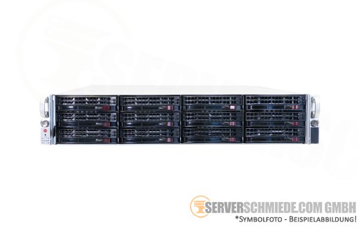 Supermicro CSE-829U X11DPU 19" 2U 12x 3,5" LFF 4x NVMe U.2 2x Intel XEON Scalable DDR4 ECC Raid 4x 10GbE 2x PSU