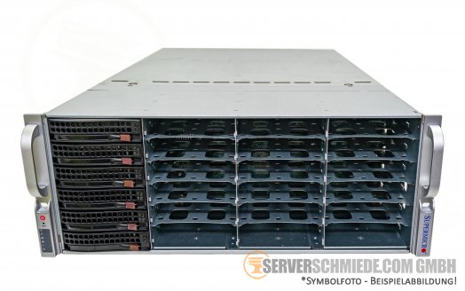 Supermicro CSE-848X X10QBI 4U Server 24x 3,5" LFF 4x Intel XEON E7-4800 v1 v2 DDR3 ECC 4x PSU Server -CTO-