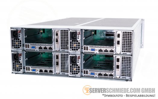 Supermicro CSE-F424AS 4-Node Server X9DRFR  2x Intel XEON E5-2600 v1 v2 (8x CPU 64x DDR3 32x 3,5