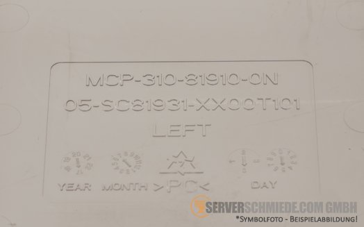 Supermicro Airflow Air baffle links left CSE819 MCP-310-81910-0N