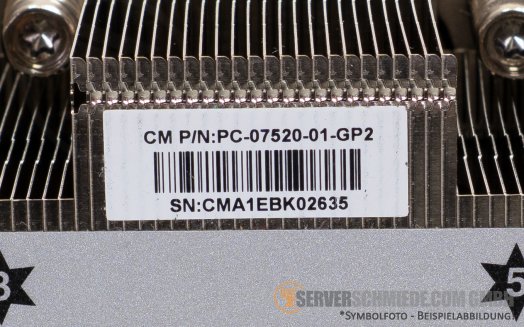 Supermicro Heatsink CPU Kühler 2U max. 400W Socket AMD EPYC 6096 Gen4/5 SNK-P0083P